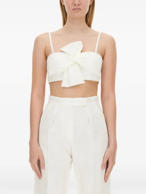 Max Mara bow crop-top White 2421166026600