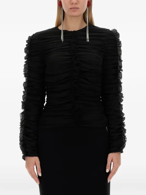 Magda Butrym ruffled blouse Black 199923