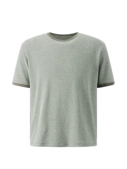 COOR stripe ringer T-shirt Green CXG2TS15KDKG