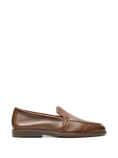 Santoni grained-leather loafers Brown MGAR18829TGRSEPRC79
