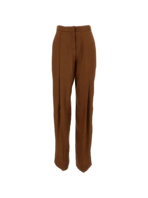 Elisabetta Franchi linen-blend trousers Green PA17962E2
