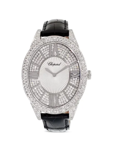 Chopard Pre-Owned 18K white gold diamond 46mm watch Silver 1393651001