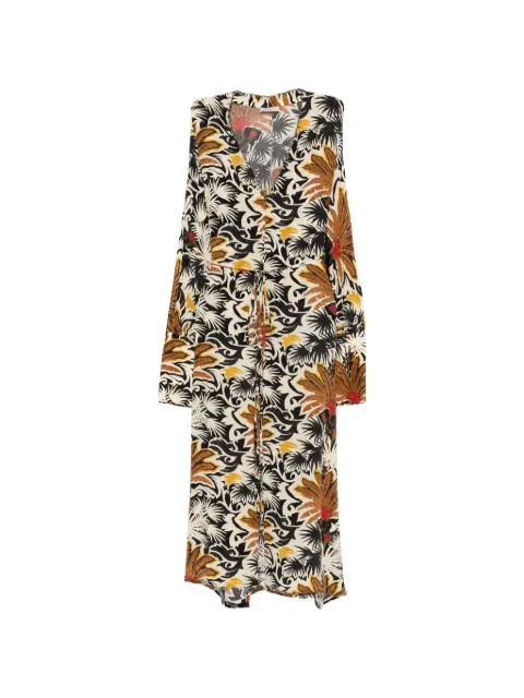 Anjuna Cassandra floral-print beach maxi dress Neutrals CASSANDRAD