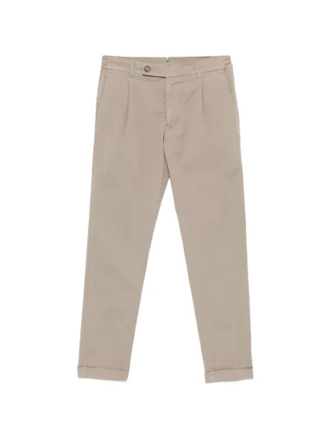 Berwich pleated basic trousers Neutrals XRETROLONGGDOL0580X
