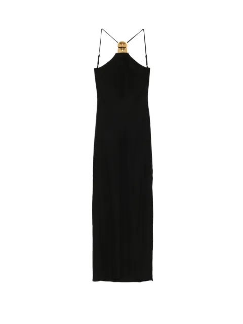 Cult Gaia Vaela halterneck maxi dress Black DR35294YV3400