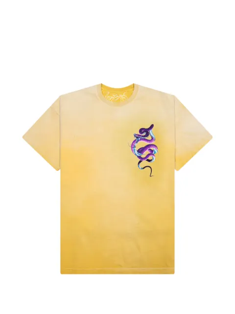 D-R-G-N snake pit-viper T-shirt Yellow DGAW25SS03DGLD