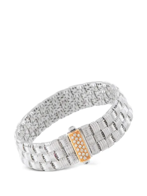 Roberto Coin Pre-Owned diamond white gold bracelet Silver RC03031126