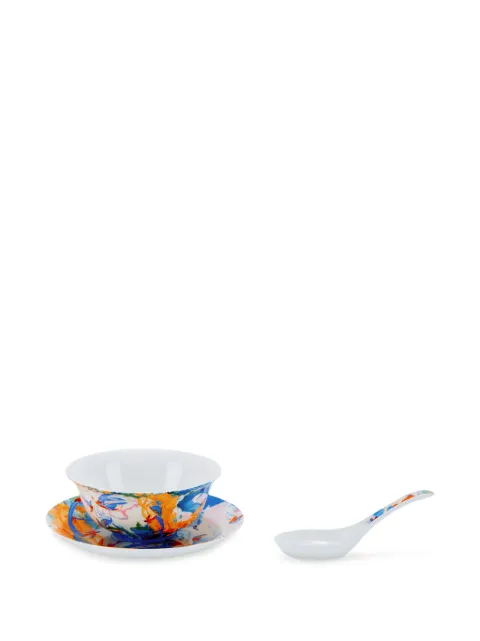 Shanghai Tang x Jacky Tsai fine bone china bowl set (set of three) Blue W6AHB363FV00