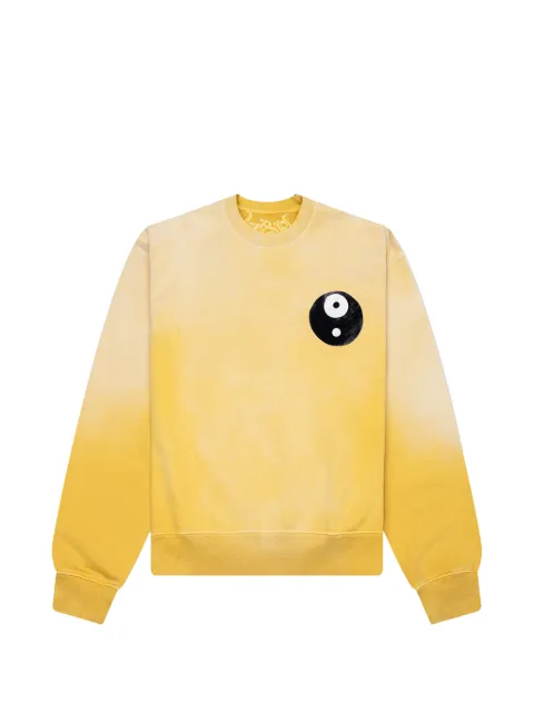 D-R-G-N boxy graphic-print crewneck sweatshirt Yellow DGAW25CW04DGLD