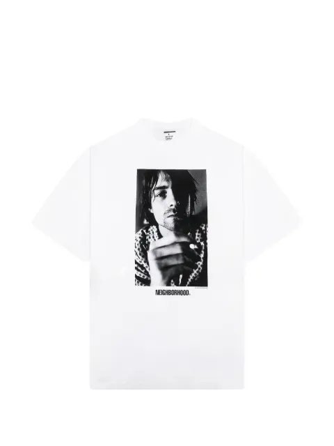 Neighborhood x Charles Peterson print T-shirt White 252PCNHST13S