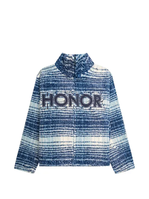 Honor The Gift plaid zipped jacket Blue HTG240462
