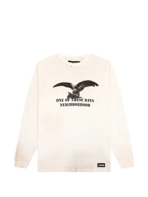 Neighborhood waffle crew-neck sweatshirt Neutrals 252FPODNCSM01