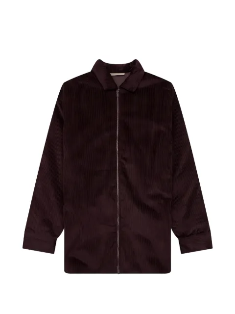 FEAR OF GOD ESSENTIALS corduroy shirt jacket Purple 202BT224125F