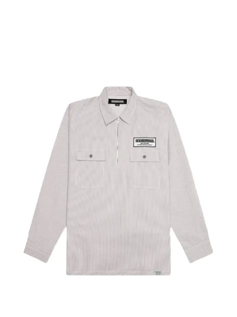 Neighborhood stripe pocket polo shirt Neutrals 252TSNHSHM11BEI