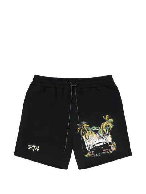 RTA Clyde printed shorts Black MCRNK909B1196BKCRB
