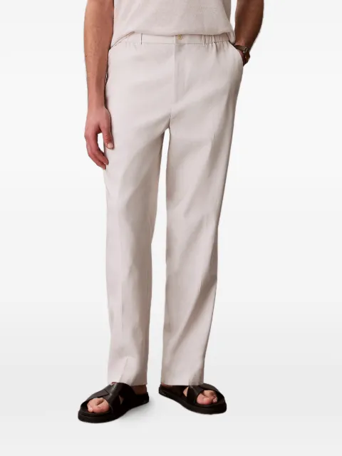 Calvin Klein straight-cut trousers Neutrals LV04LF612GGNA