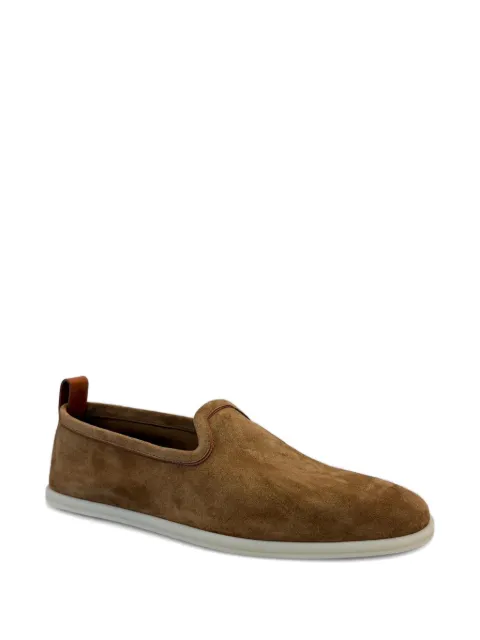 Loro Piana Venice Walk suede loafers Brown FAN1318