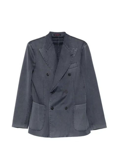 The Gigi double-breasted blazer Blue N6433