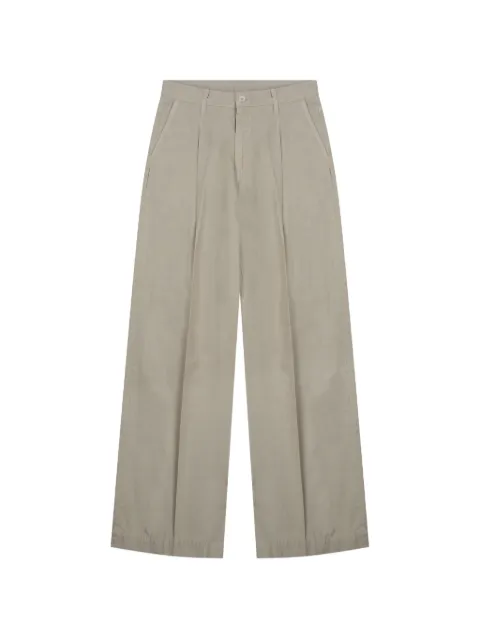 Nine In The Morning pleated wide-leg trousers Neutrals OTA43OTTAVIA
