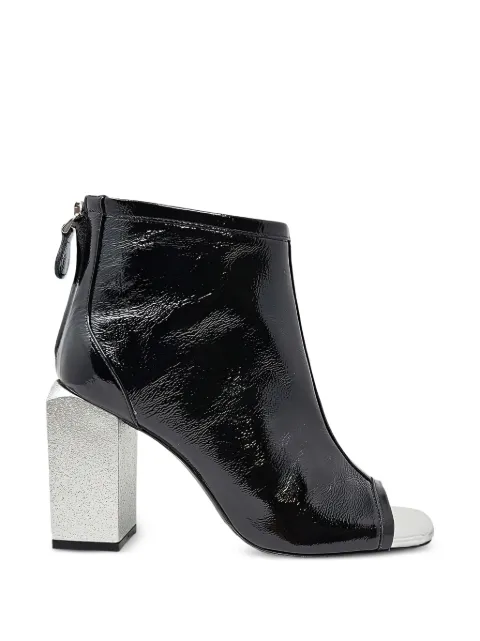 Madison Maison Fatima open-toe ankle boots Black FATIMA08