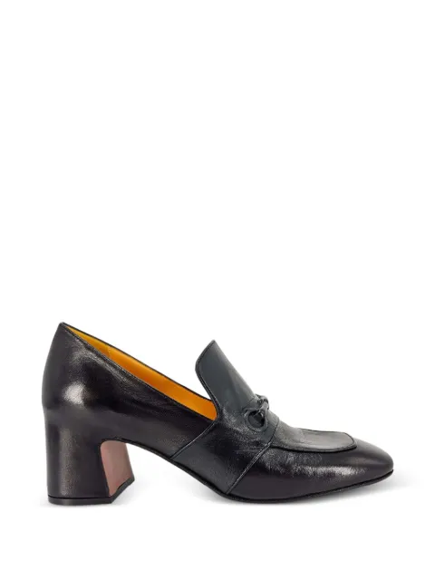 Madison Maison hidden-bit leather loafers Black F511