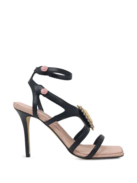 Madison Maison Cameo leather sandals Black POSTIANOSANDAL95