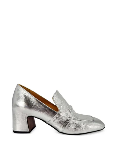 Madison Maison hidden-bit leather loafers Silver F511