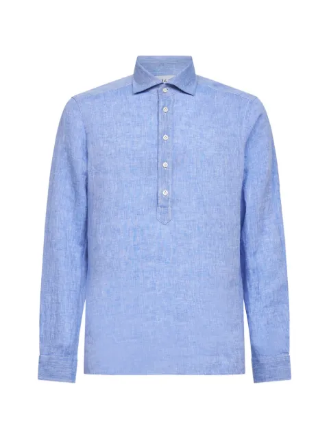 D4.0 button light blue polo shirt Blue QE8GP0
