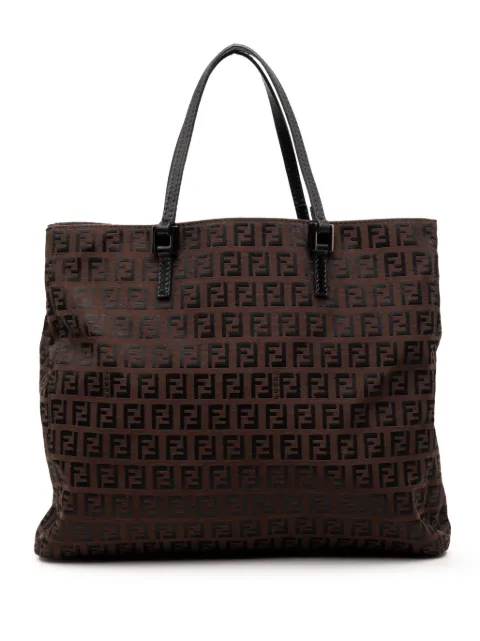 Fendi Pre-Owned 2000-2010 Zucchino Canvas tote bag Brown D5P2DL46ELP3818Y