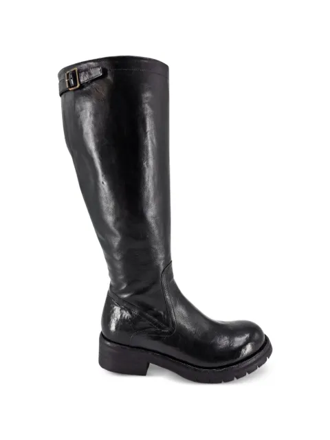 Madison Maison tall zip-up boots Black KUSA01
