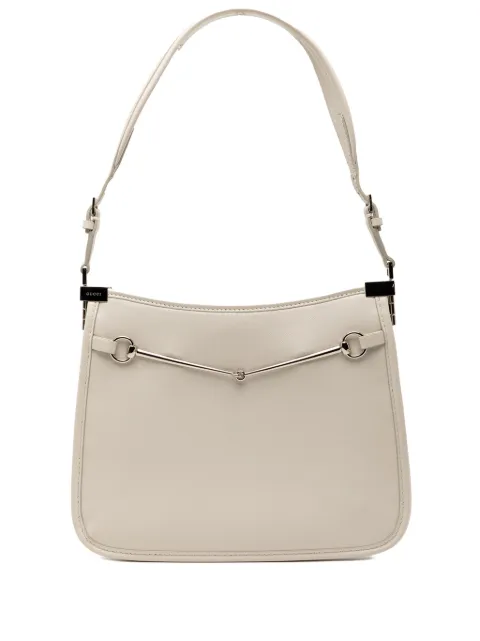 Gucci Pre-Owned 2015-2025 Small Calfskin Slim Horsebit shoulder bag White YRCGQCMZ1G70B5HA