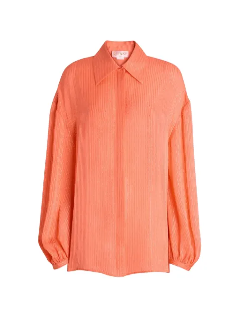 Genny balloon-sleeve top Orange 80AJL695N0782