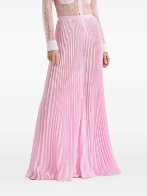 Genny pleated trousers Pink 80AJA179N0380