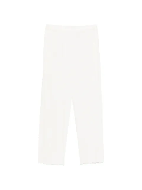 Pleats Please Issey Miyake Monthly Colors : February pleated trousers White PP66JF125