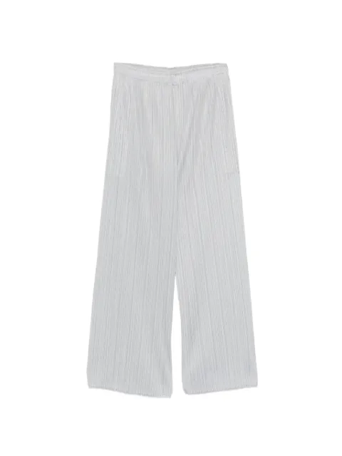 Pleats Please Issey Miyake Monthly Colors : February pleated trousers Grey PP66JF125