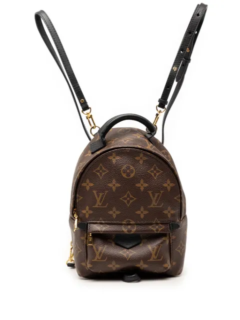 Louis Vuitton Pre-Owned 2018 Monogram Mini Palm Springs backpack Brown KYB8TCL26JFZC0ZU