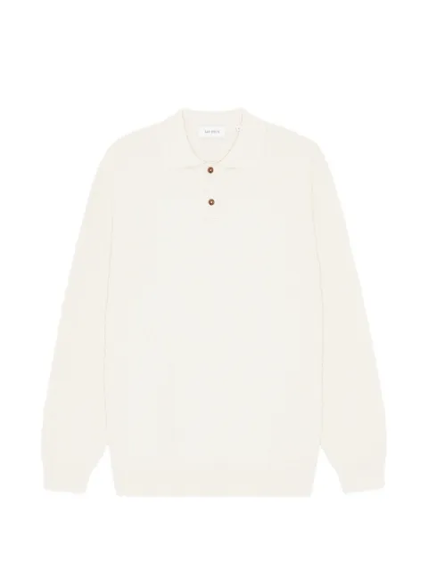 Les Deux textured polo shirt Neutrals 1001333
