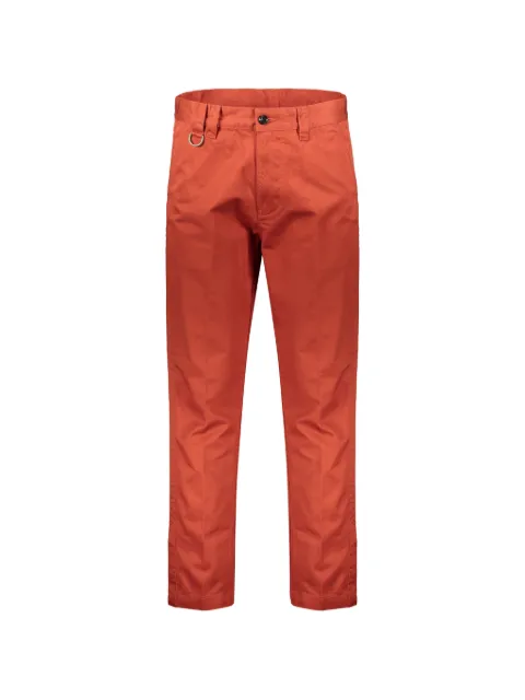 Diesel straight-leg cotton trousers Orange A040100HCAV