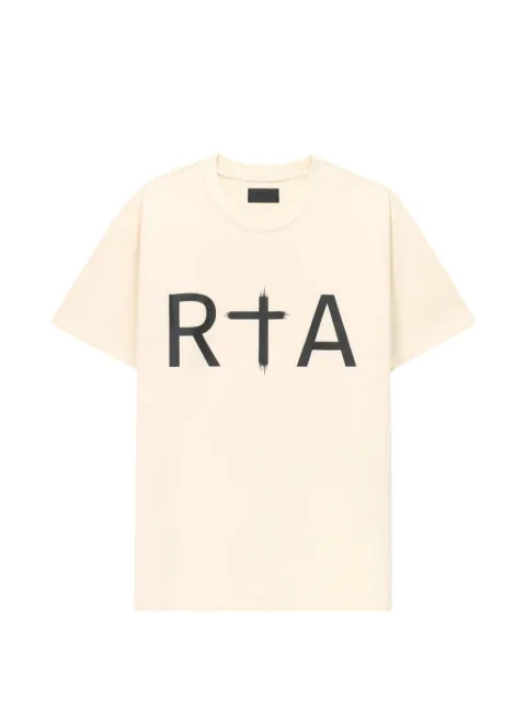 RTA Liam logo T-shirt Neutrals ME00K911T1192SNBRA