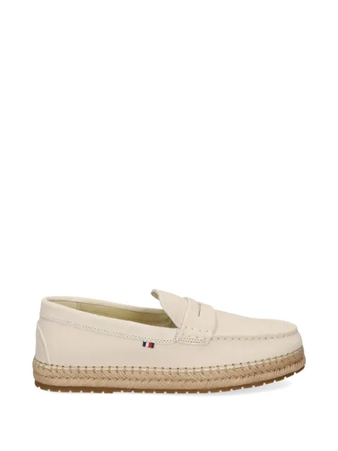 Tommy Hilfiger penny leather espadrilles Neutrals FM0FM05794
