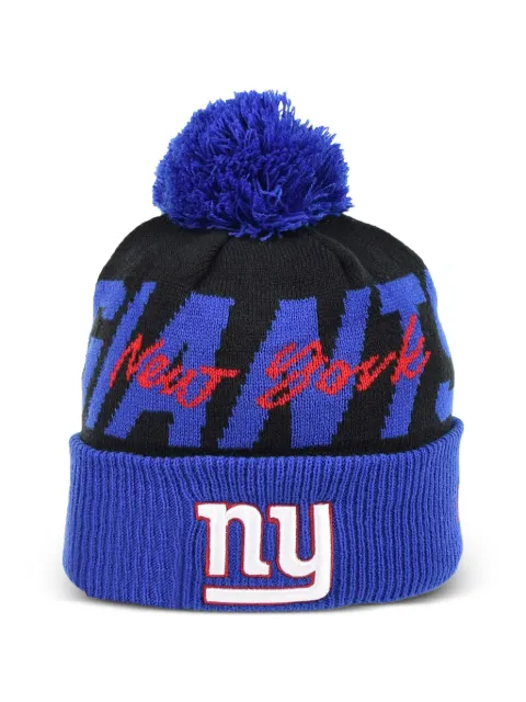 NEW ERA CAP New York Giants cuffed pom-pom beanie hat Black 60268805
