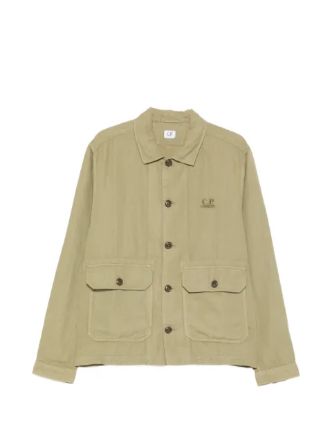 C.P. Company pocket button shirt Green 20CMOS228A006501G644