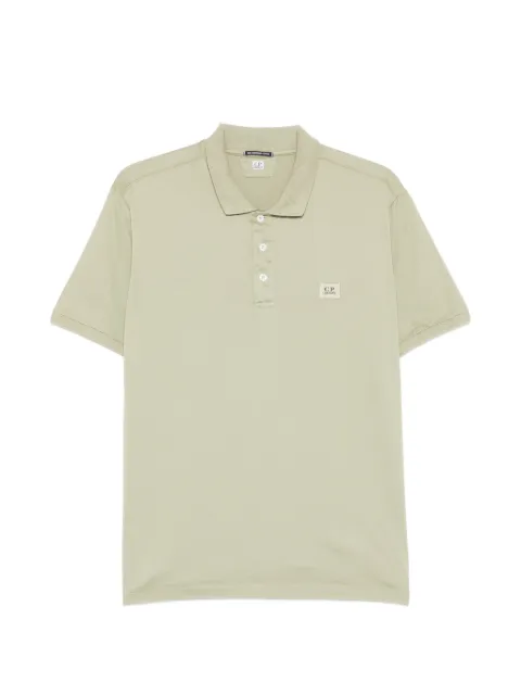 C.P. Company logo patch polo T-shirt Green 20CMPL115A006374G610