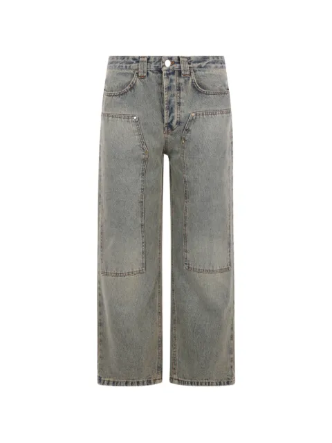 Meta Campania Collective Milton panelled straight-leg jeans Blue PAT009COWT001066