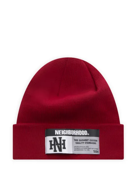 Neighborhood label beanie Red 252YGNHHT01RE