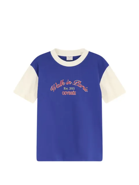 WALK IN PARIS Odyssey T-shirt Blue ODYSSEEBLUECOTTON