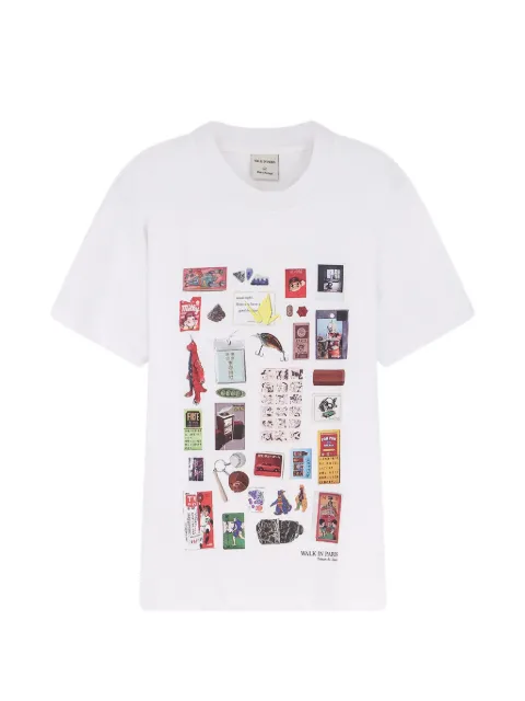 WALK IN PARIS round-neck T-shirt White THEJAPANCOLLECTIONWHITECOTTON