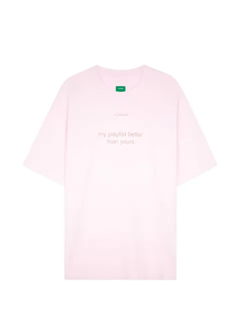 FLÂNEUR Playlist T-shirt Pink FTSH128508