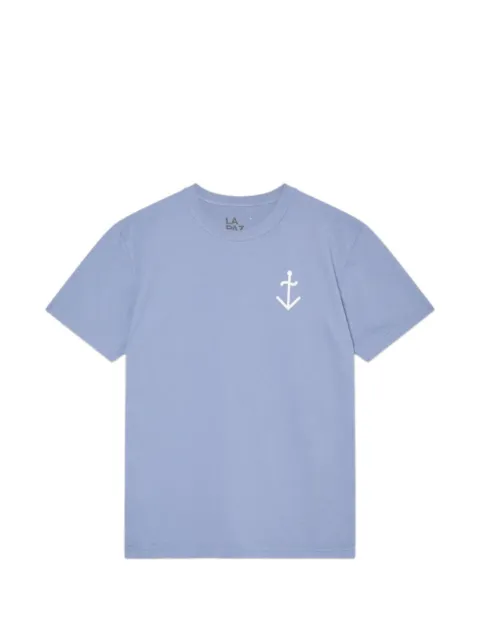 LA PAZ Dantas T-shirt Blue SS260080220INDIGOOFFWHITELOGO