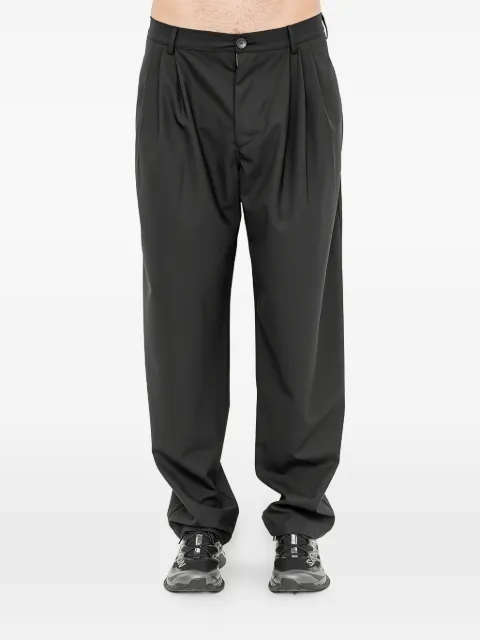 Andrea Ya'aqov pleated-detail trousers Black 26MITH56WOOL